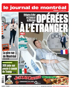 Cover of Le Journal de Montreal