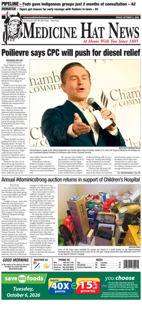 Cover of Medicine Hat News