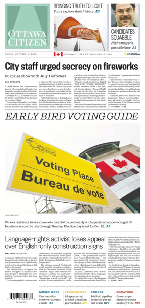 Cover of Ottawa Citizen