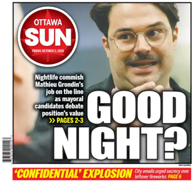 Cover of Ottawa Sun