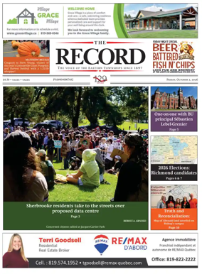 Cover of Sherbrooke Record