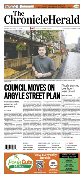 Cover of The Chronicle Herald (Provincial)