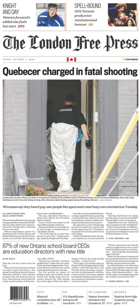 Cover of The London Free Press