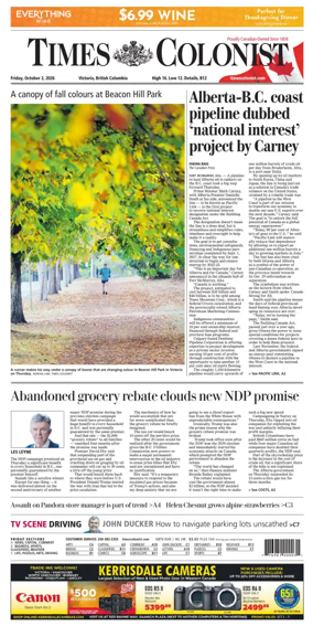 Cover of Times Colonist