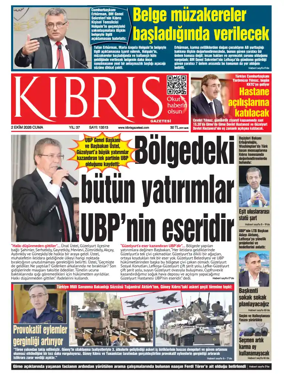 Cover of Kibris Gazetesi