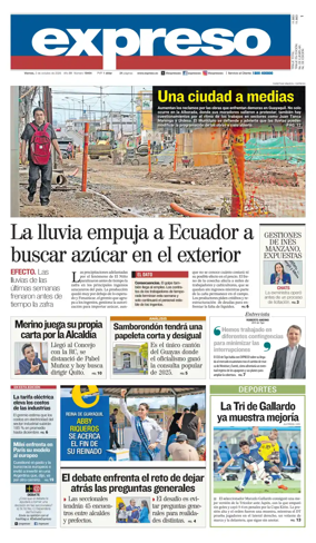 Cover of Diario Expreso
