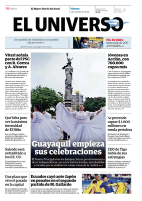 Cover of El Universo