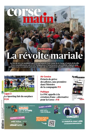 Cover of Corse Matin