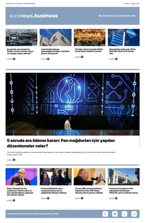 Cover of Euronews Business (Turkish) Compiled Editions