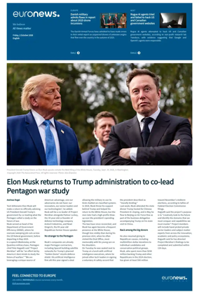 Cover of EuroNews (English Edition)