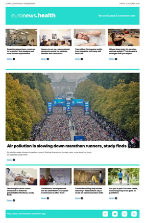 Cover of Euronews Health (English) Compiled Edition