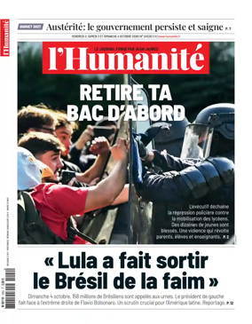 Cover of L'HUMANITE