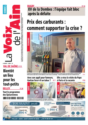 Cover of La Voix de l’Ain Dombes
