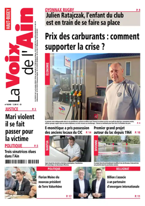 Cover of La Voix de l’Ain Oyonnax