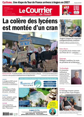 Cover of Le Courrier de l’Ouest (Angers)