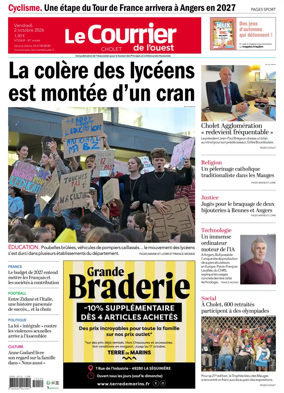 Cover of Le Courrier de l’Ouest (Cholet)