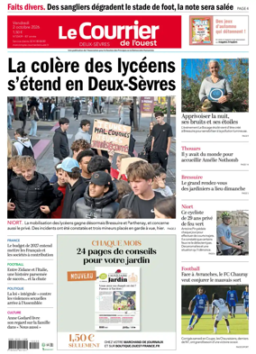 Cover of Le Courrier de l’Ouest (Deux-Sevres)