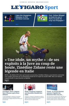 Cover of Le Figaro Sport