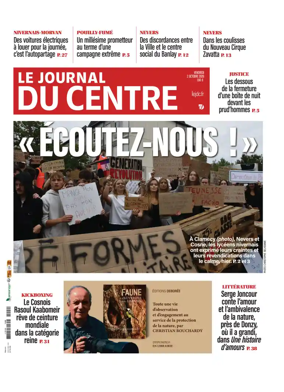 Cover of Le Journal du Centre