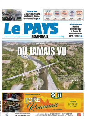Cover of Le Pays Roannais (Roanne)