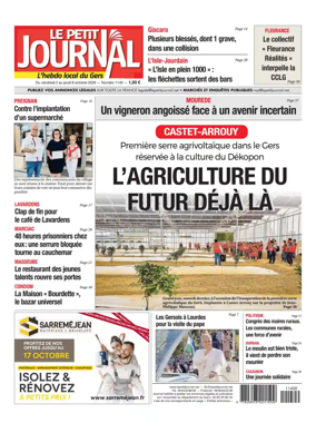 Cover of Le Petit Journal - L'hebdo local du Gers
