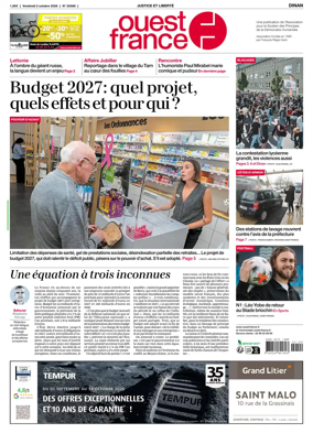Cover of Ouest France (Dinan)