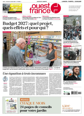 Cover of Ouest-France (Lannion / Paimpol / Guingamp)