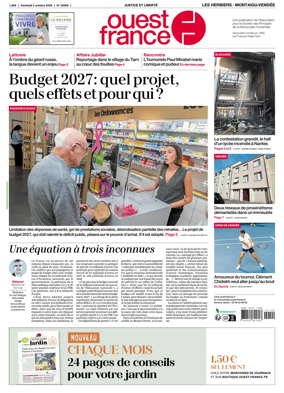 Cover of Ouest France (Les Herbiers / Montaigu)