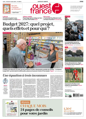 Cover of Ouest France (Orne)