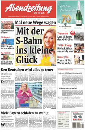 Cover of Abendzeitung Munchen