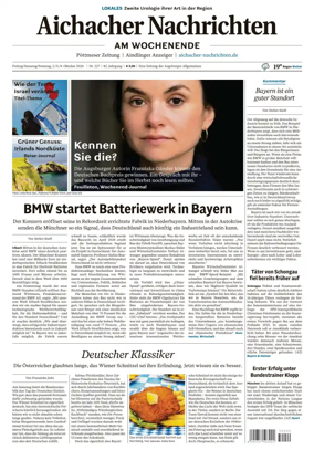Cover of Aichacher Nachrichten