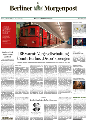 Cover of Berliner Morgenpost