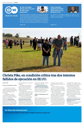 Cover of Deutsche Welle (Spanish edition)
