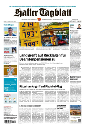 Cover of Haller Tagblatt