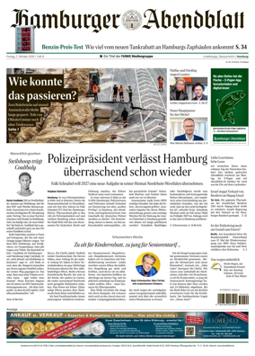 Cover of Hamburger Abendblatt (Hamburg)