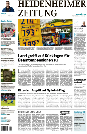 Cover of Heidenheimer Zeitung