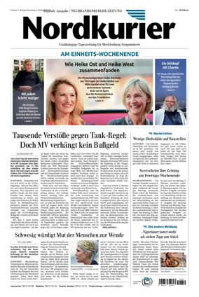 Cover of Neubrandenburger Zeitung