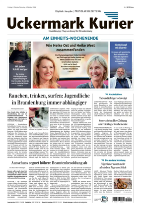 Cover of Prenzlauer Zeitung