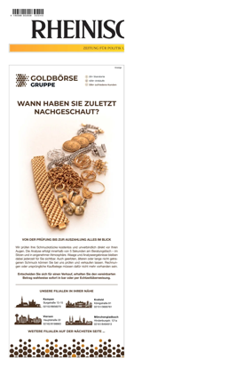 Cover of Rheinische Post Krefeld Kempen
