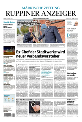 Cover of Ruppiner Anzeiger