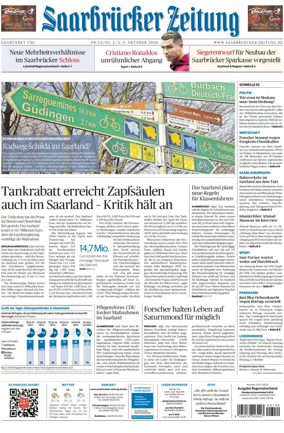 Cover of Saarbruecker Zeitung