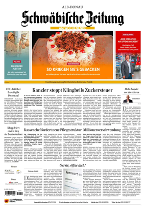 Cover of Schwabische Zeitung (Alb-Donau)