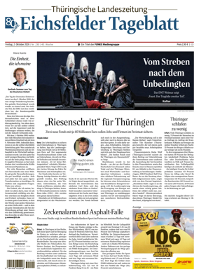Cover of Thuringische Landeszeitung (Eichsfeld)