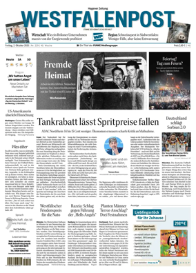 Cover of Westfalenpost (Hagen Hohenlimburg)