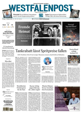 Cover of Westfalenpost (Menden)