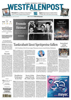 Cover of Westfalenpost (Meschede)