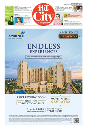 Cover of Hindustan Times (Gurgaon) - City