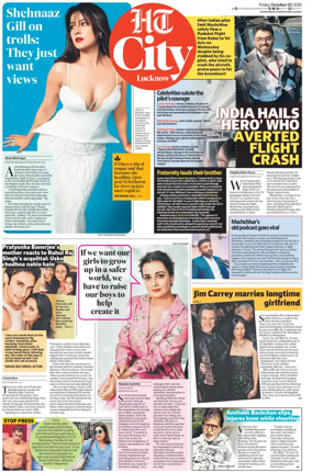Cover of Hindustan Times (Lucknow) - Live