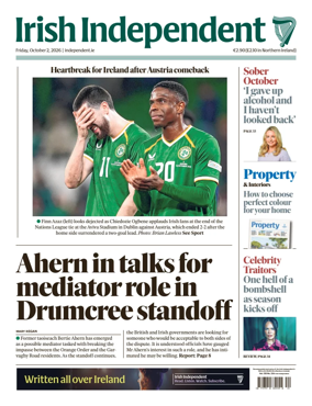 Cover of Irish Independent