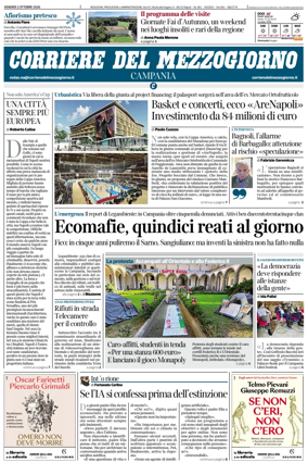 Cover of Corriere del Mezzogiorno (Campania)